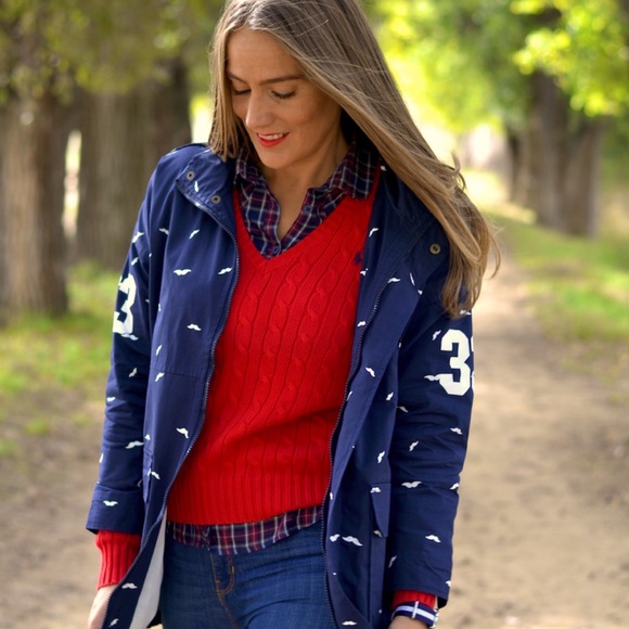 RALPH LAUREN Red Lambs Wool Cable Knit Sweater XL - Picture 3 of 10